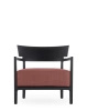 Cara Mat Outdoor Armchair Black Maroon