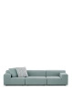 Plastics Outdoor Three-Seater Sofa Green