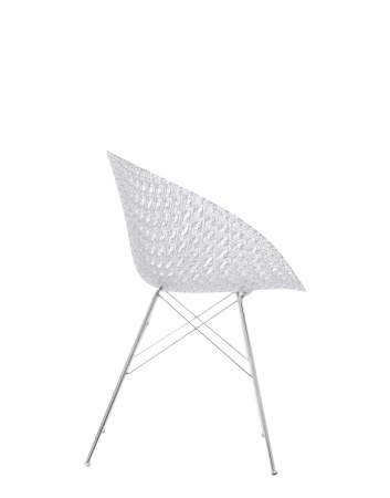 Smatrik Chair Transparent-Chrome