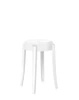 Charles Ghost 46 cm Stool White
