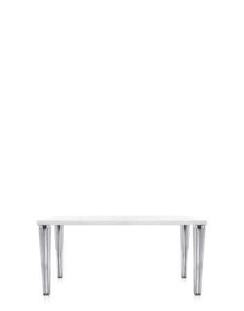 Top Top Glass 160x80 cm Stół Biały