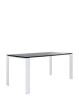  Four Soft Touch 158x79 cm Table White Black