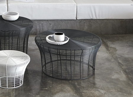 Gan Aram Low Anthracite Table Ø71 cm