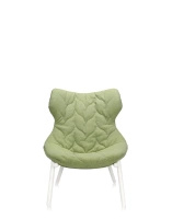 Foliage Trevira Armchair White Green
