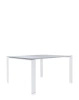 Four Square 128x128 cm Table White White