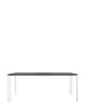  Four Rectangular 190x79 cm Table White Black