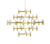Lampa Wisząca Nemo Crown Major Złoty