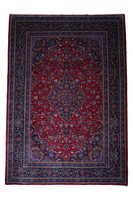 Kashan Red Wool Carpet 84704 195x303