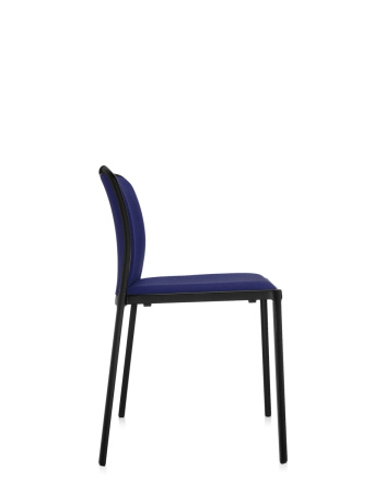 Audrey Soft Chair Black Navy Blue