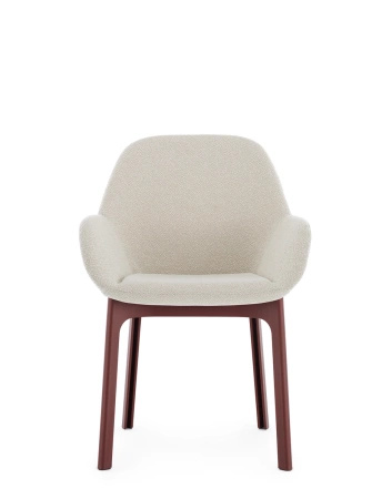 Clap Tissue Shirley Armchair Burgundy White