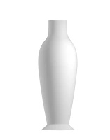 Misses Flower Power Pot White Shiny