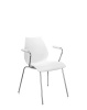 Maui Chair Chrome White