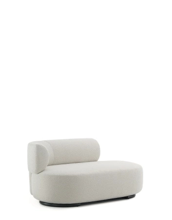 K-Waiting Dormeuse Bouclé Lounger White