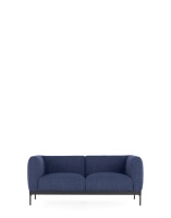 Asia Sofa Two-Seater (Bouclè) Blue