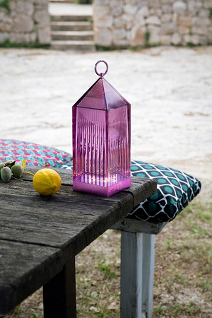 Lantern Table Lamp Black