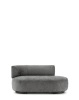 K-Waiting Dormeuse Chenille Lounger Gray