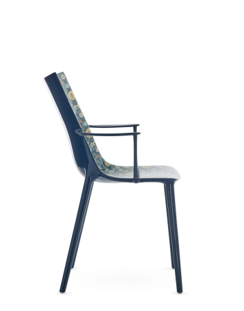 H.H.H. Graphic Impression Chair Blue Ink-Ochre