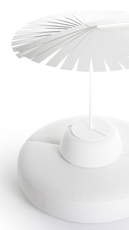 Gandiablasco Ensombra Puff With Backrest
