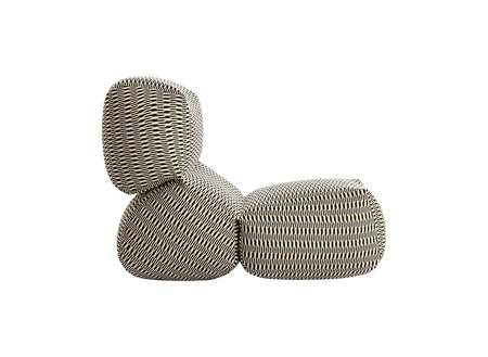 Siedzisko Gan Grapy Outdoor Soft Deco Yellow