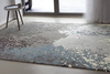 Serge Lesage Crazed Blue-Toned Wave Carpet