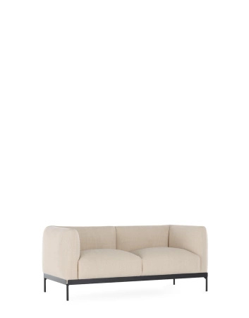 Asia Two-Seater Sofa (Cotone Structure) Beige