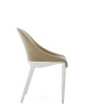 Eleganza Ela Brummel Chair White Beige
