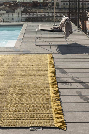 Nanimarquina Tres Outdoor Texture Mustard Carpet