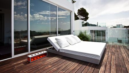 Leżanka Gandiablasco Chill Bed With Backrest 200
