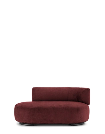 K-Waiting Dormeuse Chenille Leżanka Bordowy