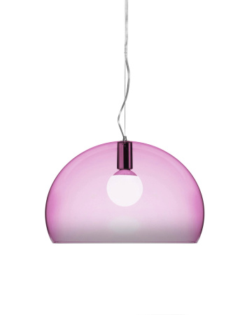 FL/Y Transparent Lampa Wisząca Różowy