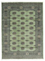 Pakistan Bokhara Green Wool Carpet 169 x 243