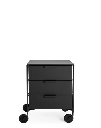 Mobil Mat Chest of Drawers Black