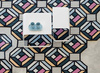 Gan Kilim Parquet Tetragon Blue Carpet