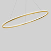 Nemo Ellisse Major Uplight Pendant Lamp 3000 K Gold