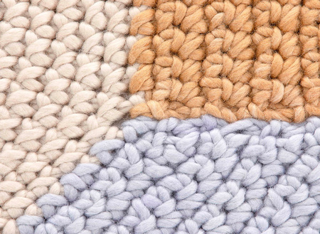 Gan Crochet Mono Beige Carpet
