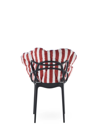 Alice's Flowers Pillow Red Stripes