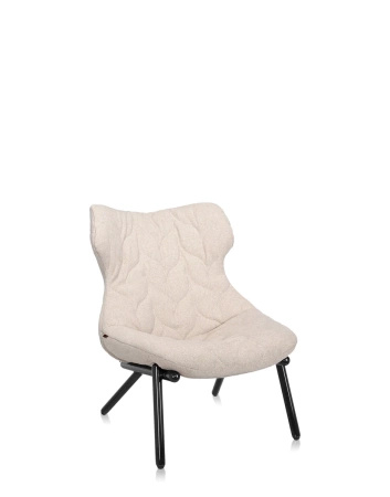 Foliage Trevira Armchair Black Beige