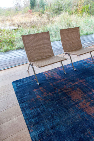 Louis de Poortere Atlantic Venetian Dust Sunset Blue Carpet 9211