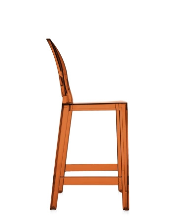 One More 65 cm Stołek Barowy Bursztynowy