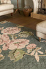 Laura Ashley Aylworth Trail Fern Green carpet 078607