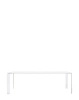 Four Outdoor 223x79 cm Table White