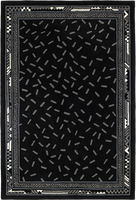 Toulemonde Bochart Trasimene Noir carpet