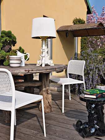 Audrey Chair Black White