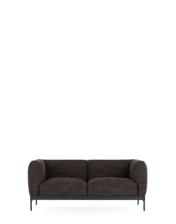 Asia Sofa Two-Seater (Cotone Structure) Ciemnoszary