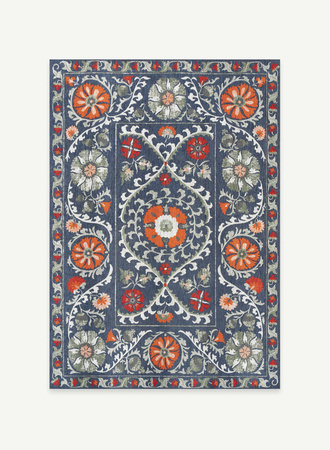 Louis de Poortere Suzani Nordic rug 9730