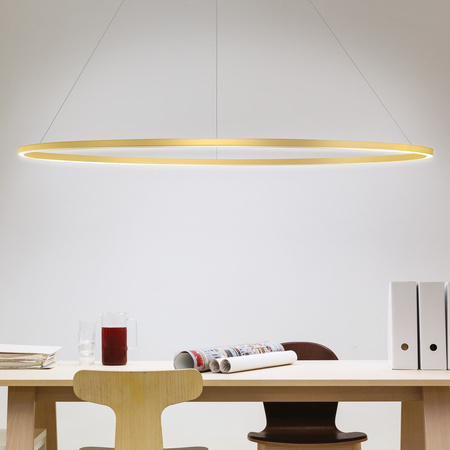 Lampa Wisząca Nemo Ellisse Major Downlight 2700 K Pozłacany