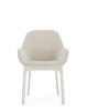 Clap Tissue Shirley Armchair White White