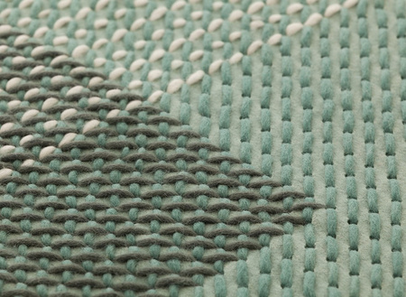 Gan Canevas Geo Green Carpet