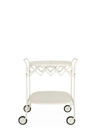 Gastone Book Cart White Matte