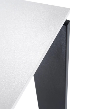  Four Rectangular Stół Czarny Biały